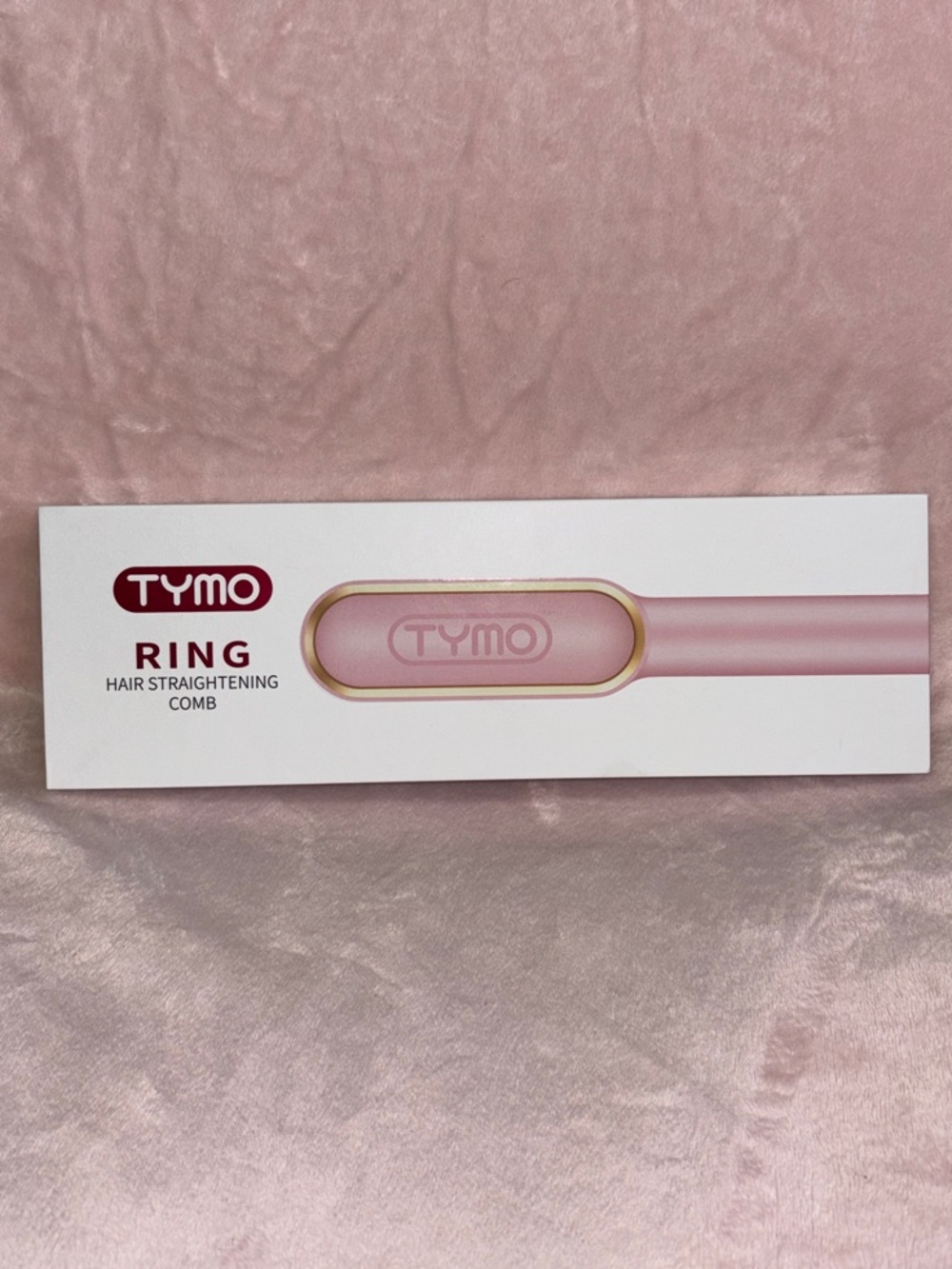 TYMO Pink Ring Hair Straightening Comb
